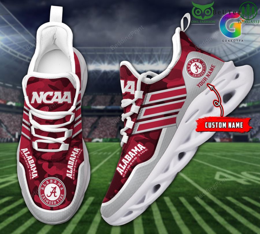Ideafootwear Alabama Crimson Tide Max Soul Shoes Sneakers For Men And Women