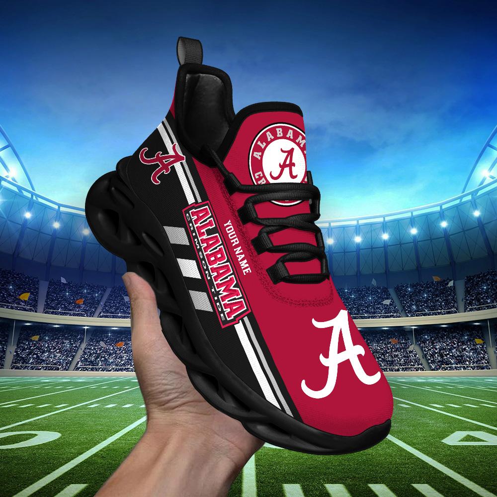 Ideafootwear Alabama Crimson Tide Max Soul Shoes Sneakers For Men And Women