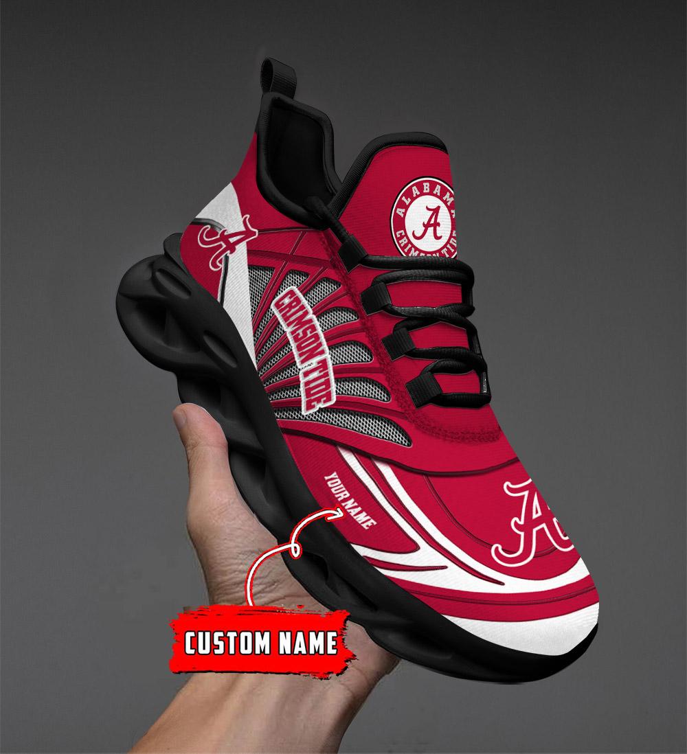 Ideafootwear Alabama Crimson Tide Max Soul Shoes Sneakers For Men And Women