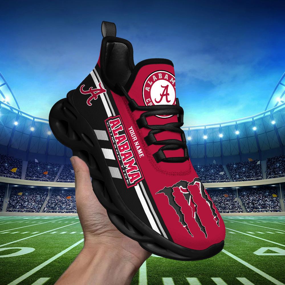Ideafootwear Alabama Crimson Tide Max Soul Shoes Sneakers For Men And Women