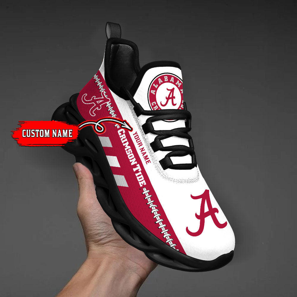Ideafootwear Alabama Crimson Tide Max Soul Shoes Sneakers For Men And Women