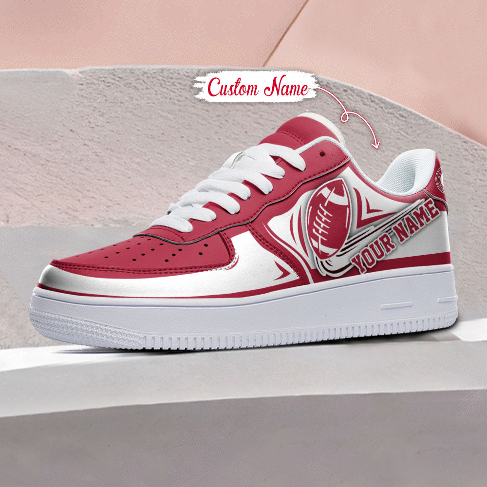Ideafootwear Alabama Crimson Tide NCAA Air Low-Top Sneakers Shoes For Men And Women