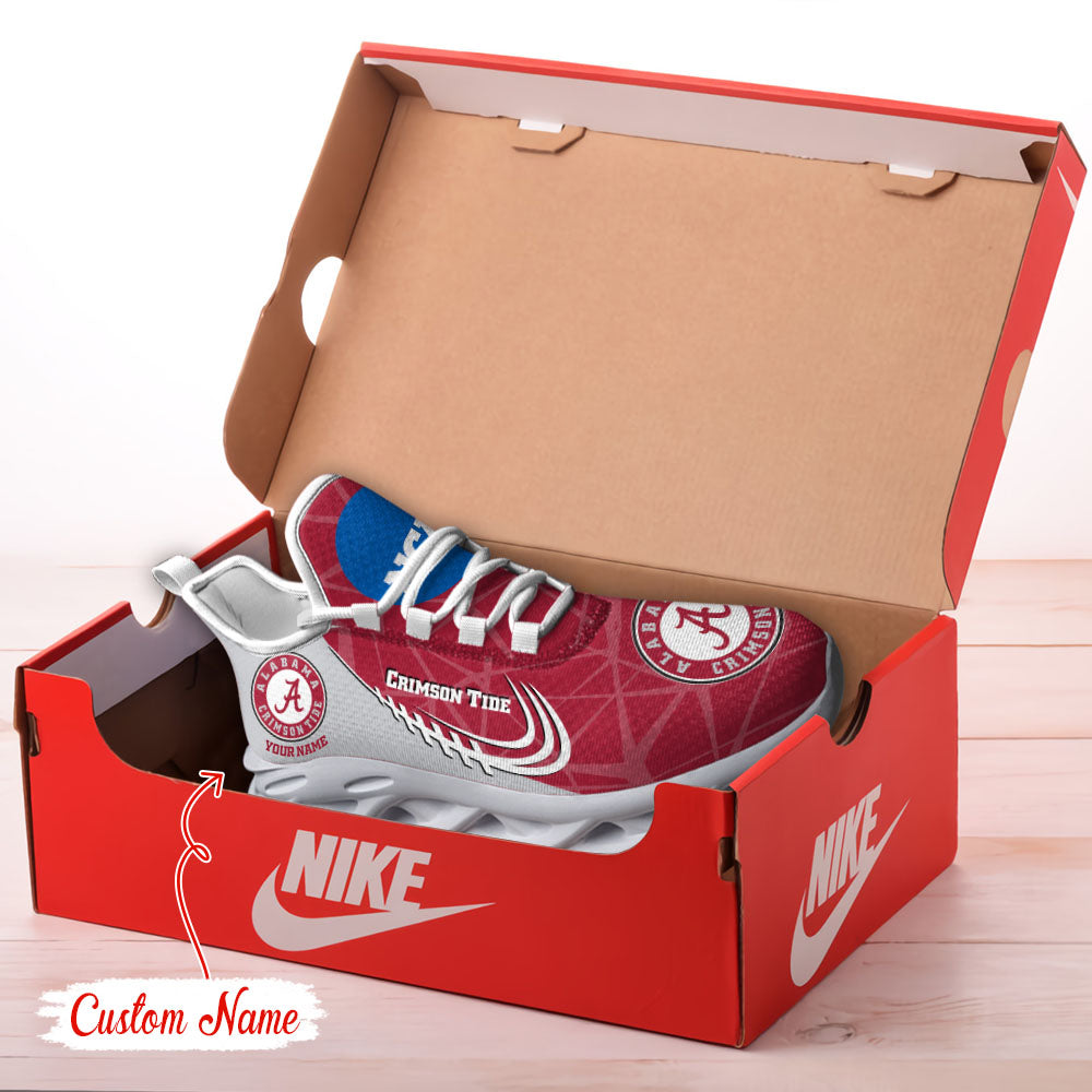 Ideafootwear Alabama Crimson Tide NCAA Max Soul Shoes Sneakers For Men And Women