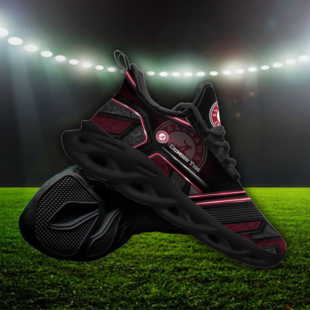 Ideafootwear Alabama Crimson Tide NCAA Max Soul Shoes Sneakers For Men And Women