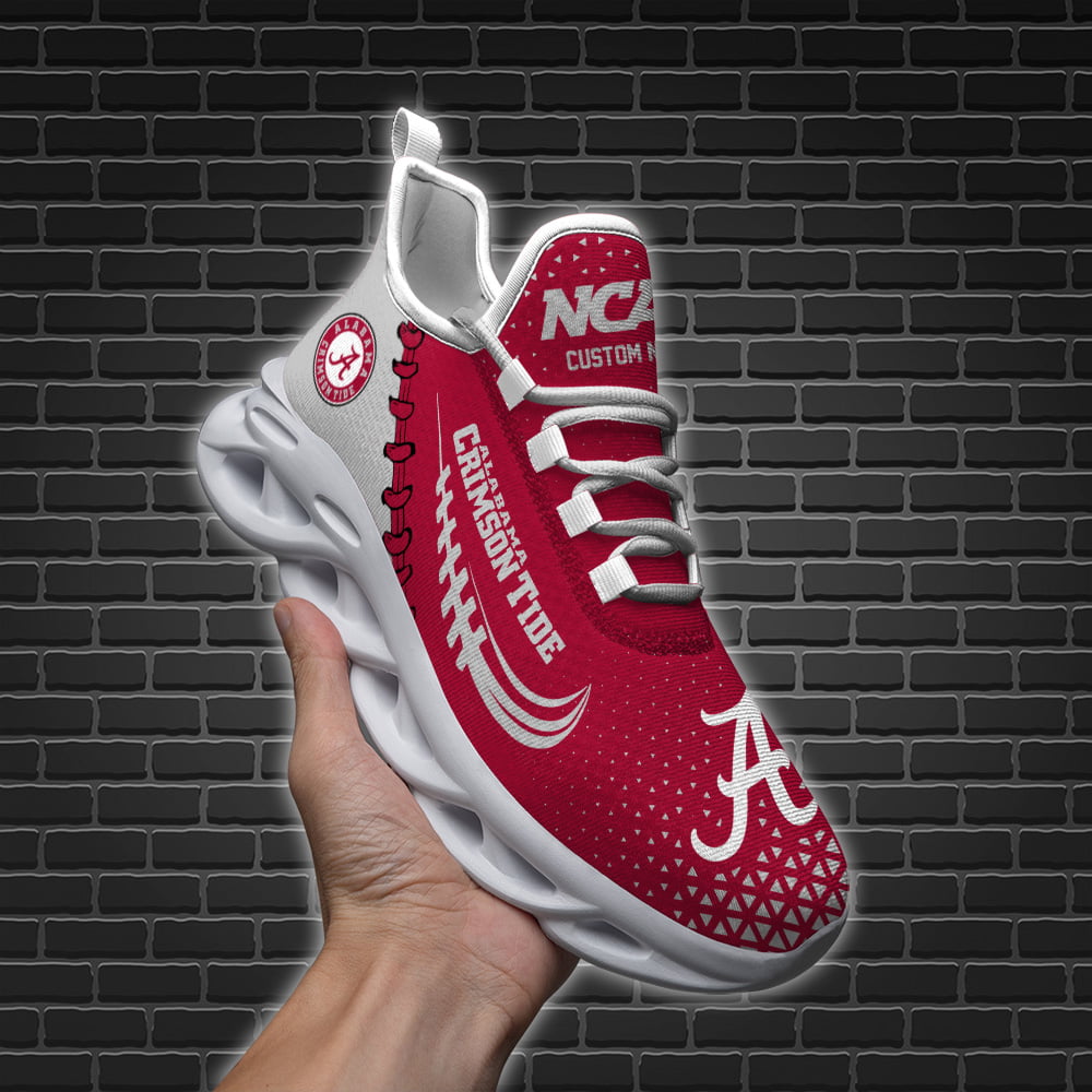 Ideafootwear Alabama Crimson Tide NCAA Max Soul Shoes Sneakers For Men And Women