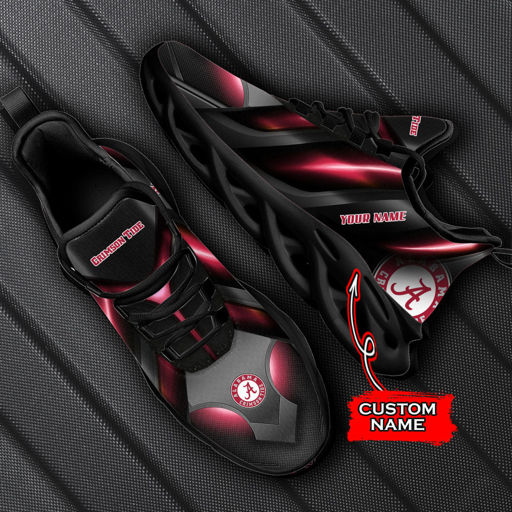 Ideafootwear Alabama Crimson Tide NCAA Max Soul Shoes Sneakers For Men And Women