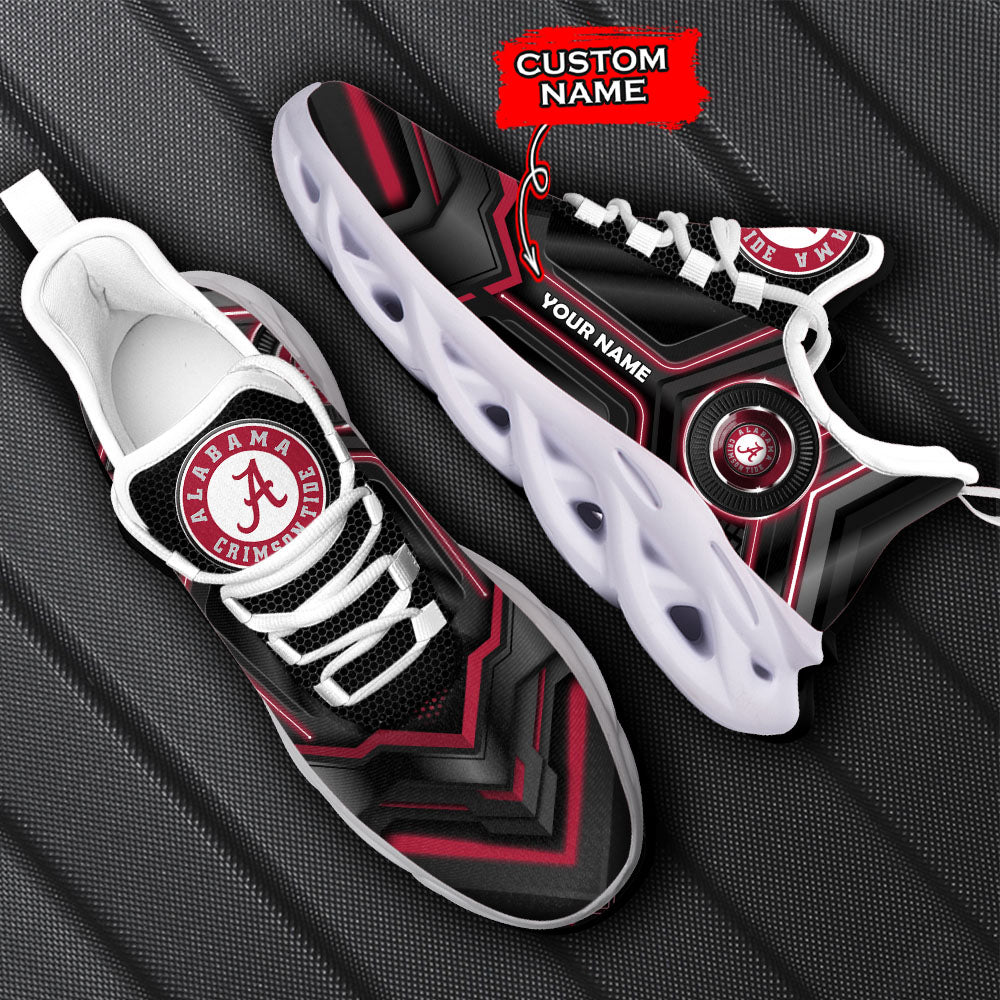 Ideafootwear Alabama Crimson Tide NCAA Max Soul Shoes Sneakers For Men And Women