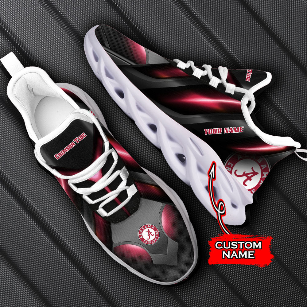 Ideafootwear Alabama Crimson Tide NCAA Max Soul Shoes Sneakers For Men And Women