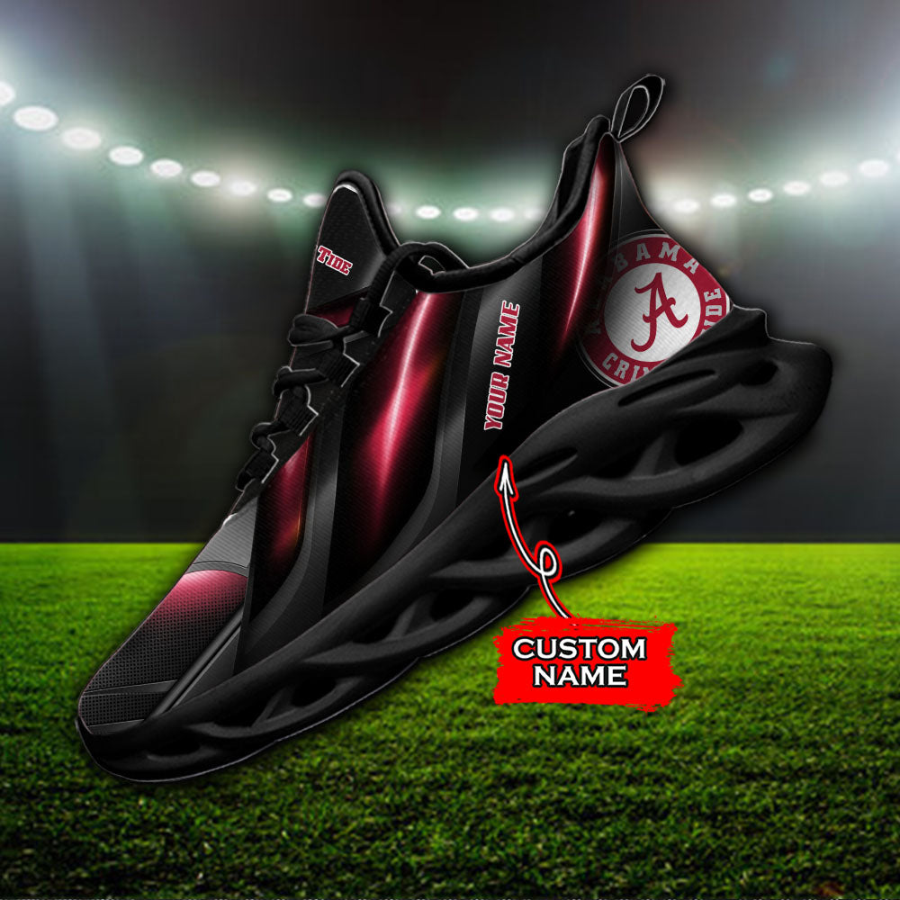 Ideafootwear Alabama Crimson Tide NCAA Max Soul Shoes Sneakers For Men And Women