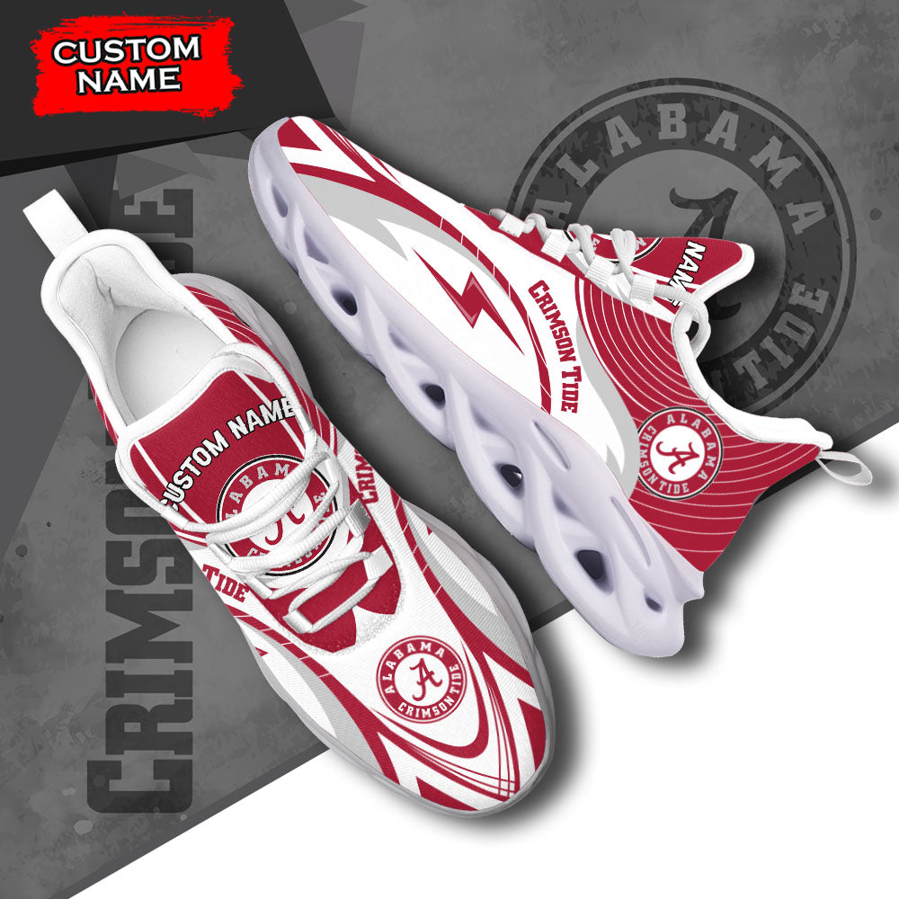 Ideafootwear Alabama Crimson Tide NCAA Max Soul Shoes Sneakers For Men And Women
