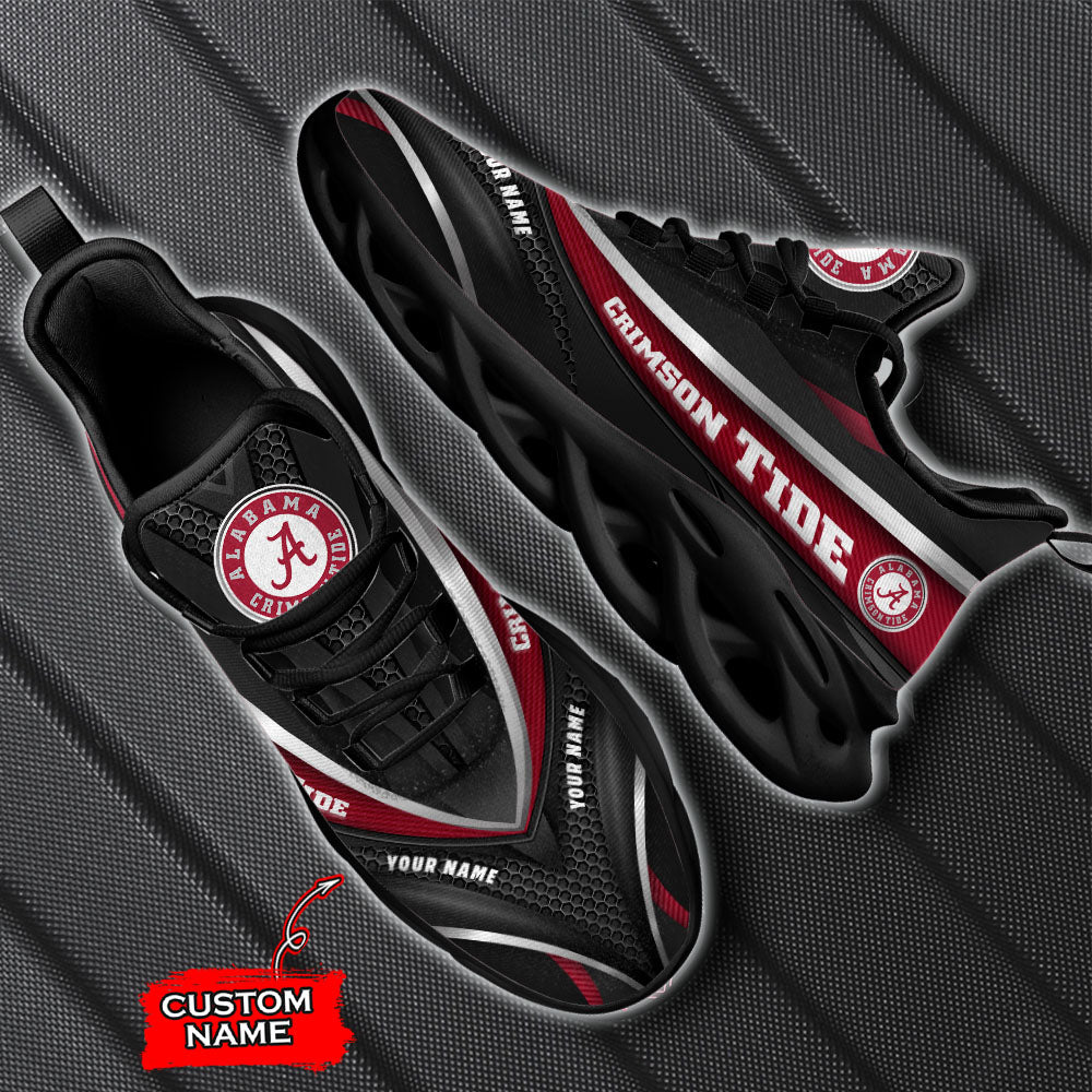 Ideafootwear Alabama Crimson Tide NCAA Max Soul Shoes Sneakers For Men And Women