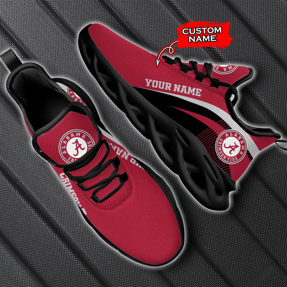 Ideafootwear Alabama Crimson Tide NCAA Max Soul Shoes Sneakers For Men And Women