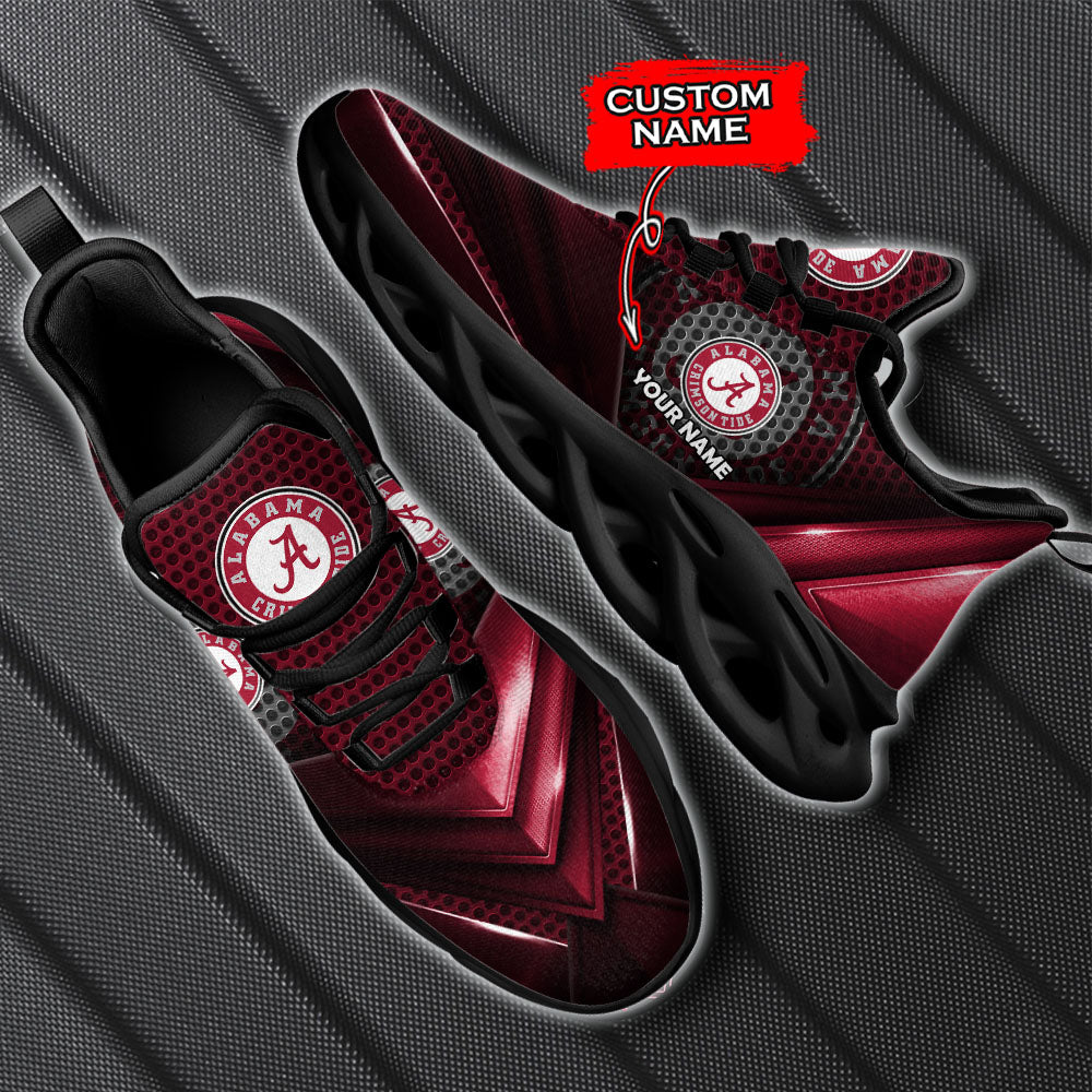 Ideafootwear Alabama Crimson Tide NCAA Max Soul Shoes Sneakers For Men And Women