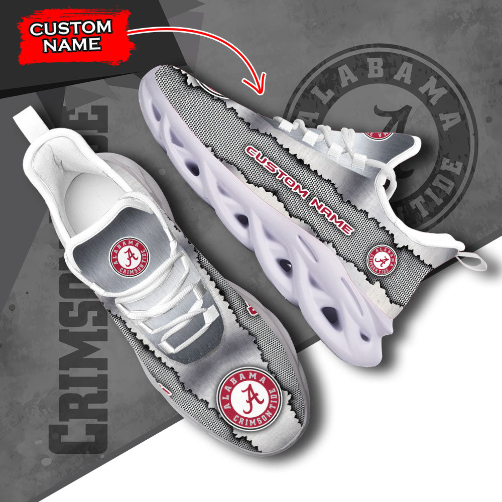 Ideafootwear Alabama Crimson Tide NCAA Max Soul Shoes Sneakers For Men And Women