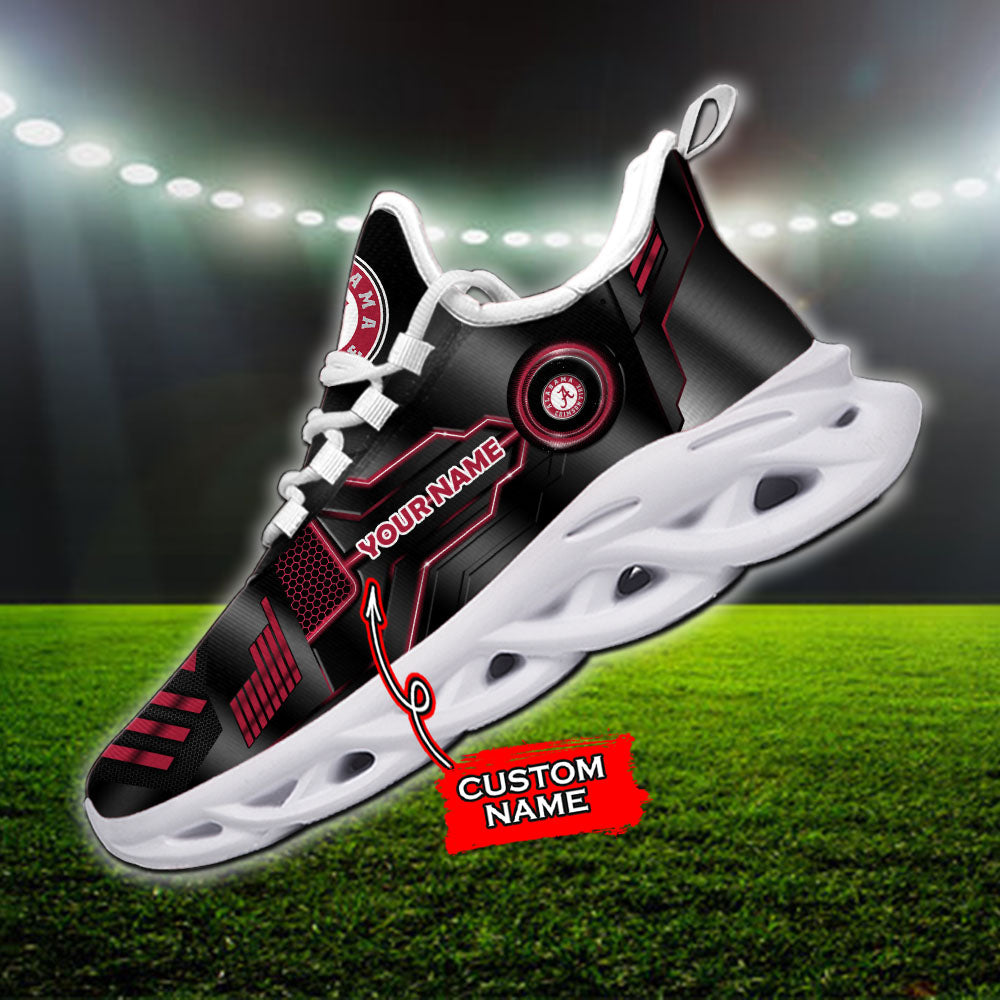 Ideafootwear Alabama Crimson Tide NCAA Max Soul Shoes Sneakers For Men And Women