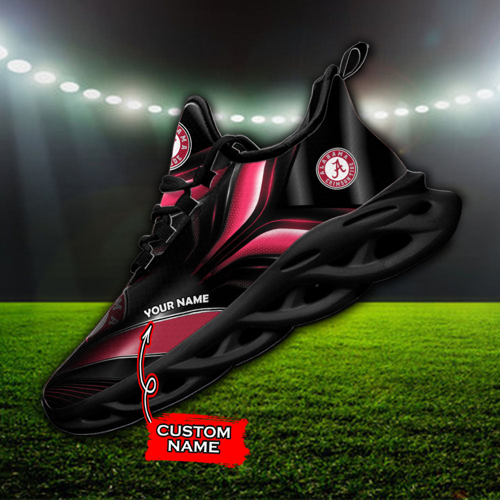 Ideafootwear Alabama Crimson Tide NCAA Max Soul Shoes Sneakers For Men And Women