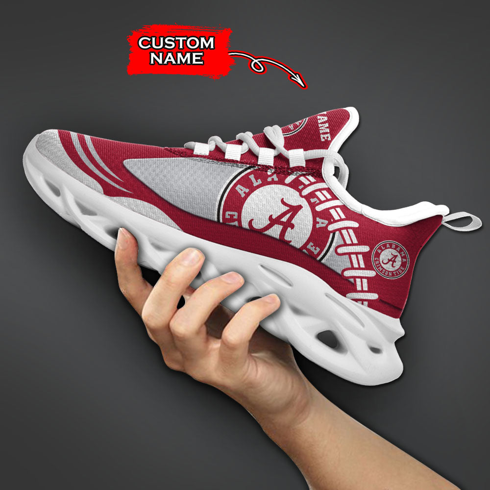 Ideafootwear Alabama Crimson Tide NCAA Max Soul Shoes Sneakers For Men And Women