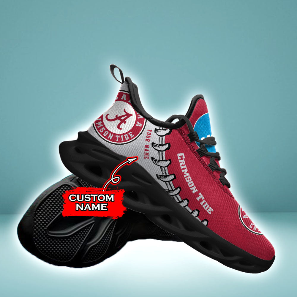 Ideafootwear Alabama Crimson Tide NCAA Max Soul Shoes Sneakers For Men And Women