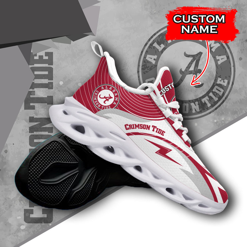 Ideafootwear Alabama Crimson Tide NCAA Max Soul Shoes Sneakers For Men And Women