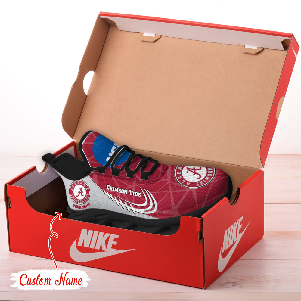 Ideafootwear Alabama Crimson Tide NCAA Max Soul Shoes Sneakers For Men And Women