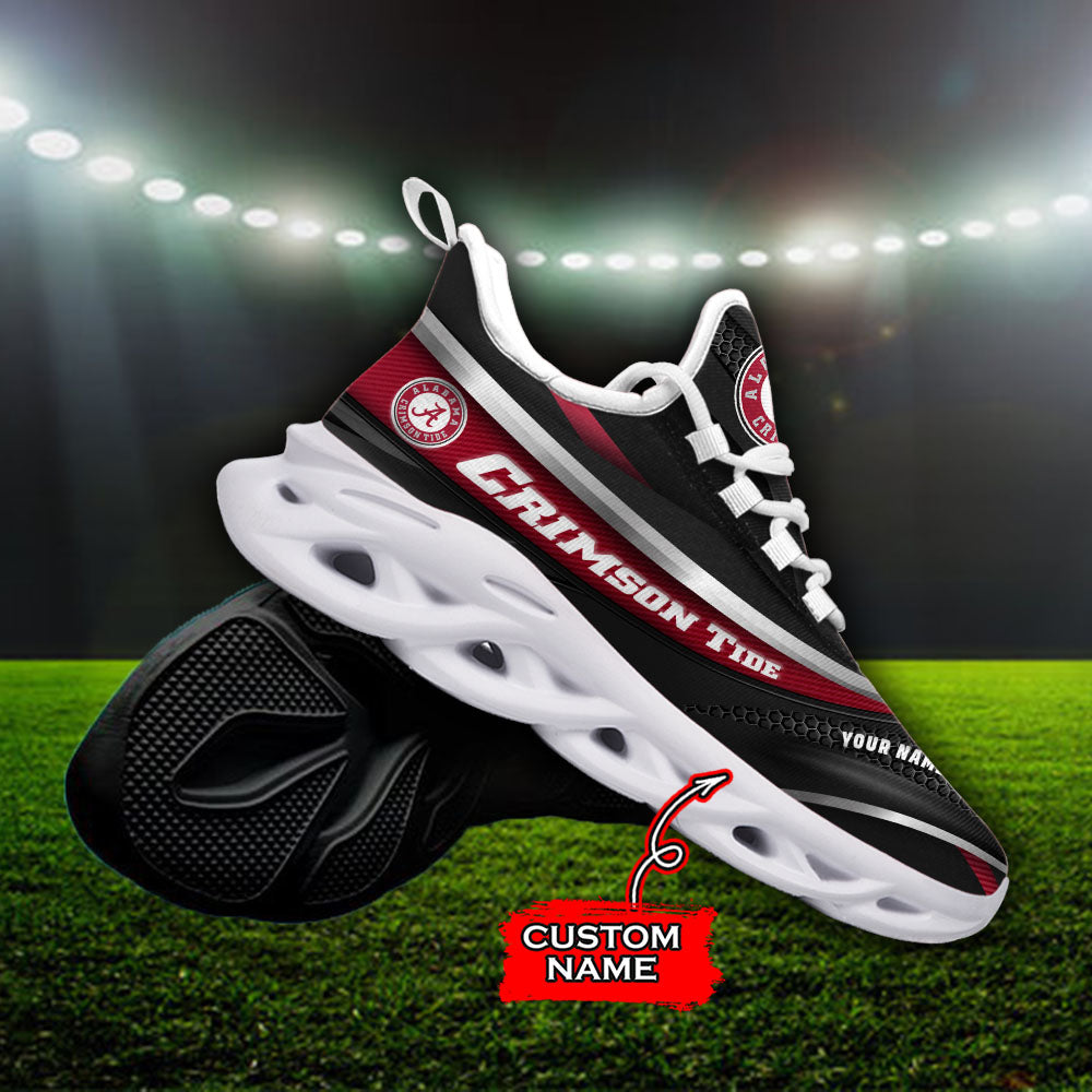 Ideafootwear Alabama Crimson Tide NCAA Max Soul Shoes Sneakers For Men And Women