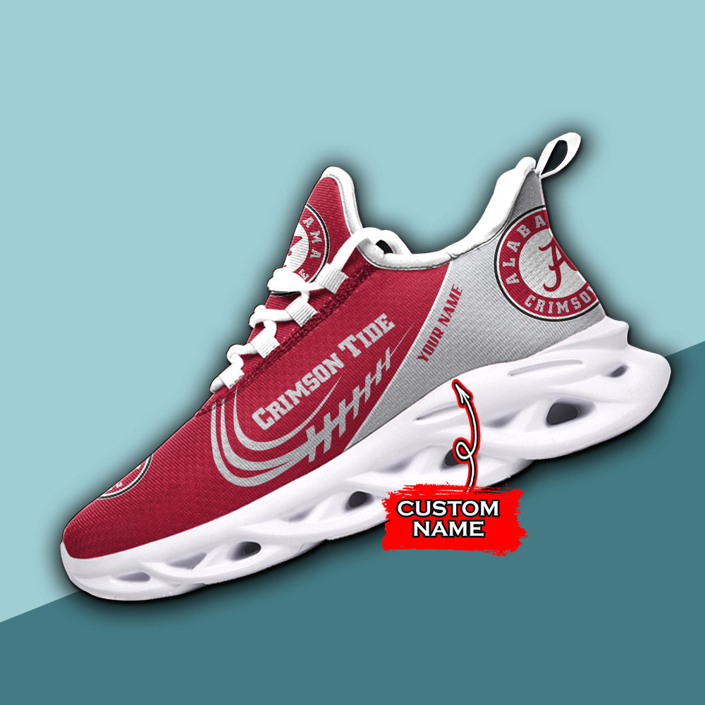 Ideafootwear Alabama Crimson Tide NCAA Max Soul Shoes Sneakers For Men And Women