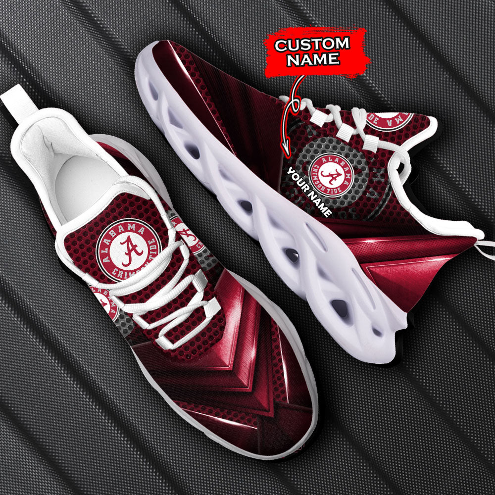 Ideafootwear Alabama Crimson Tide NCAA Max Soul Shoes Sneakers For Men And Women