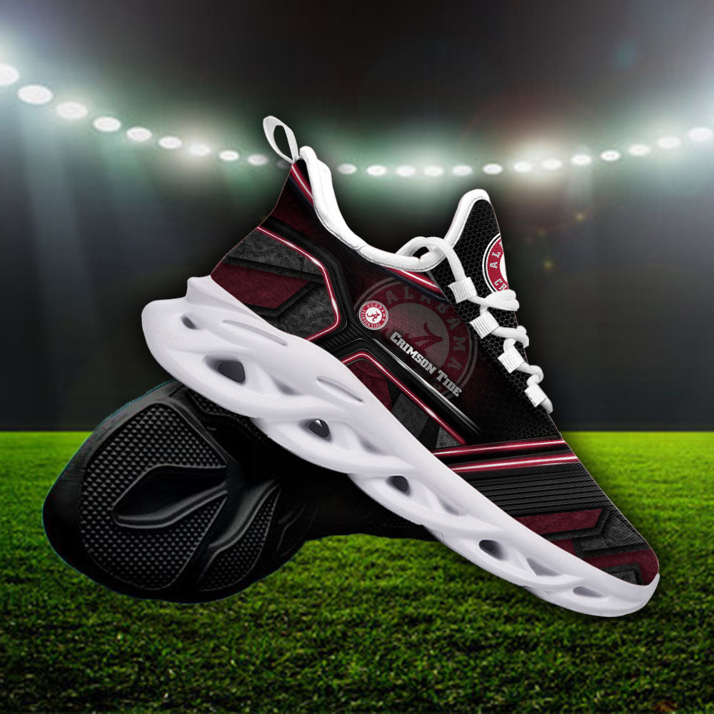 Ideafootwear Alabama Crimson Tide NCAA Max Soul Shoes Sneakers For Men And Women