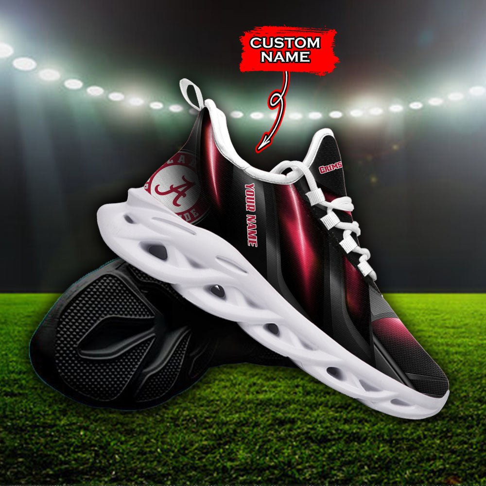 Ideafootwear Alabama Crimson Tide NCAA Max Soul Shoes Sneakers For Men And Women