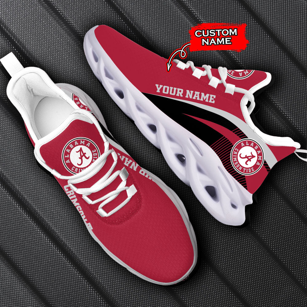 Ideafootwear Alabama Crimson Tide NCAA Max Soul Shoes Sneakers For Men And Women