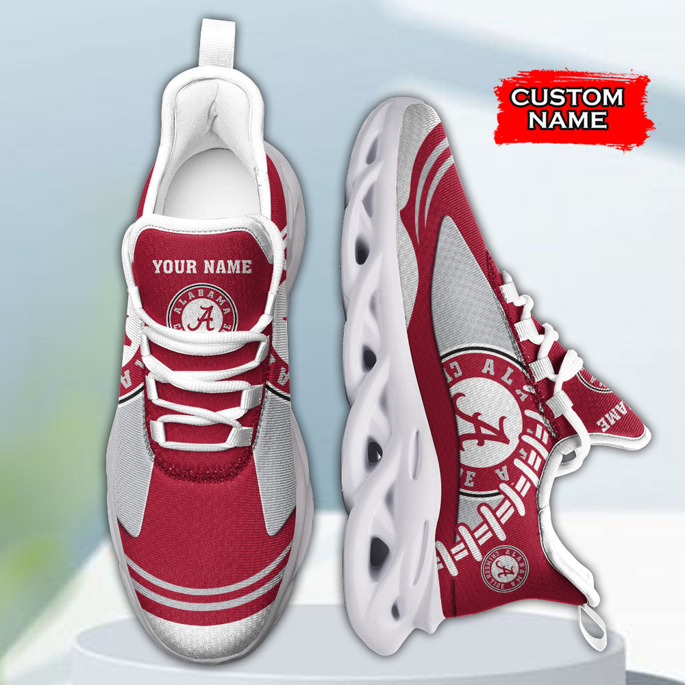 Ideafootwear Alabama Crimson Tide NCAA Max Soul Shoes Sneakers For Men And Women