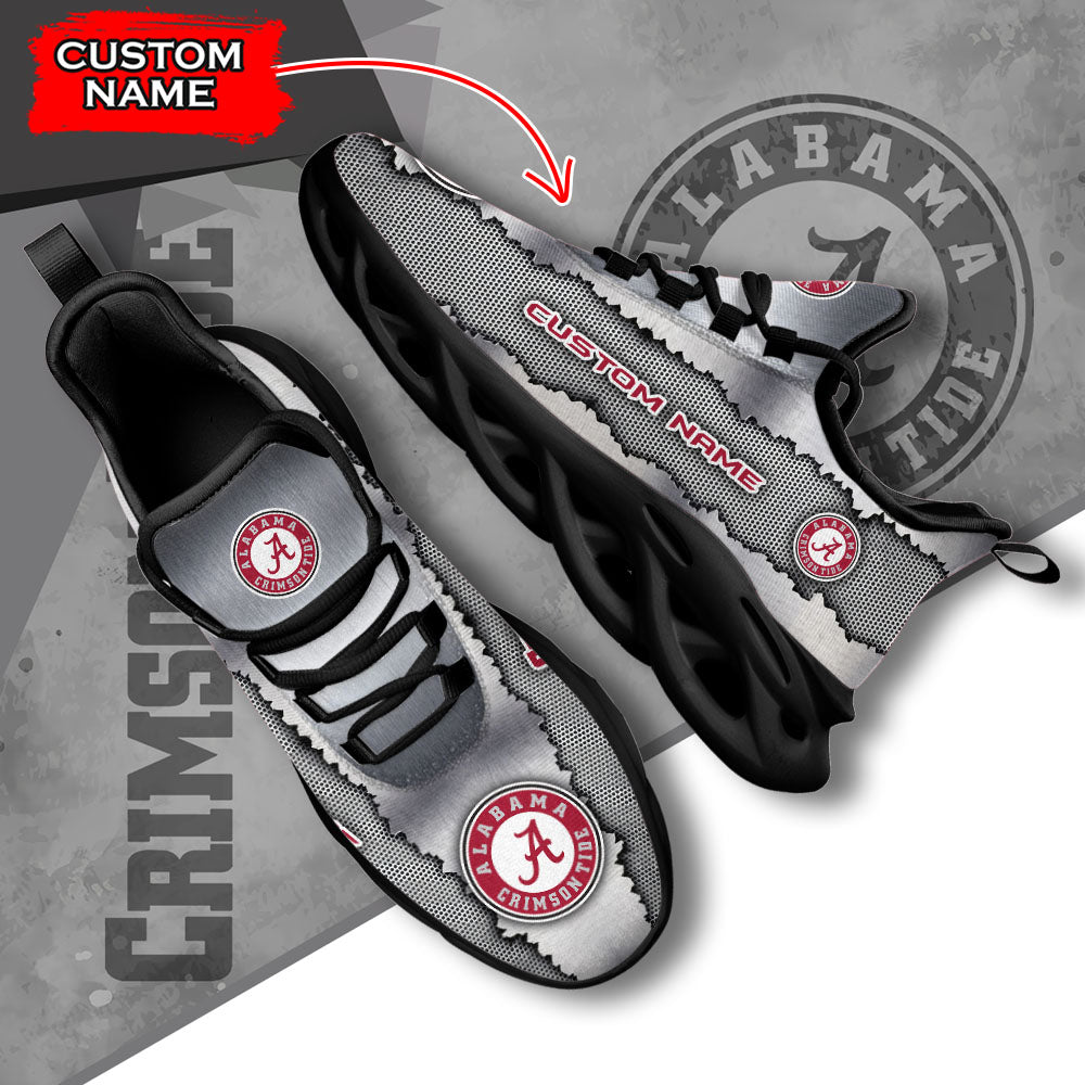 Ideafootwear Alabama Crimson Tide NCAA Max Soul Shoes Sneakers For Men And Women