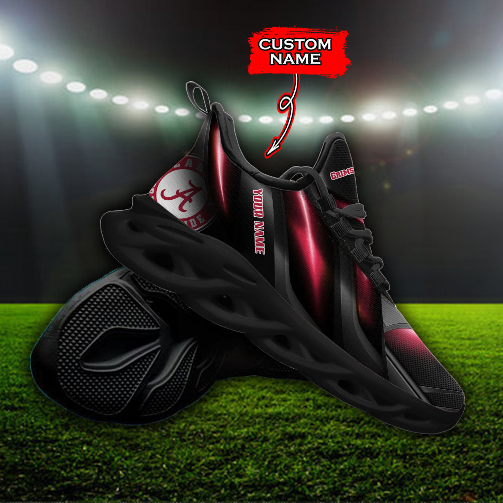 Ideafootwear Alabama Crimson Tide NCAA Max Soul Shoes Sneakers For Men And Women