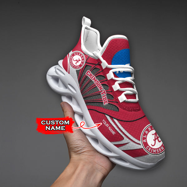 Ideafootwear Alabama Crimson Tide NCAA Max Soul Shoes Sneakers For Men And Women
