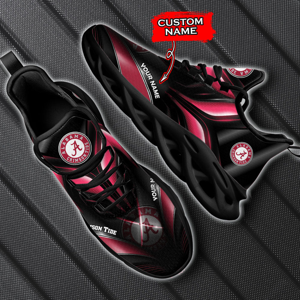 Ideafootwear Alabama Crimson Tide NCAA Max Soul Shoes Sneakers For Men And Women