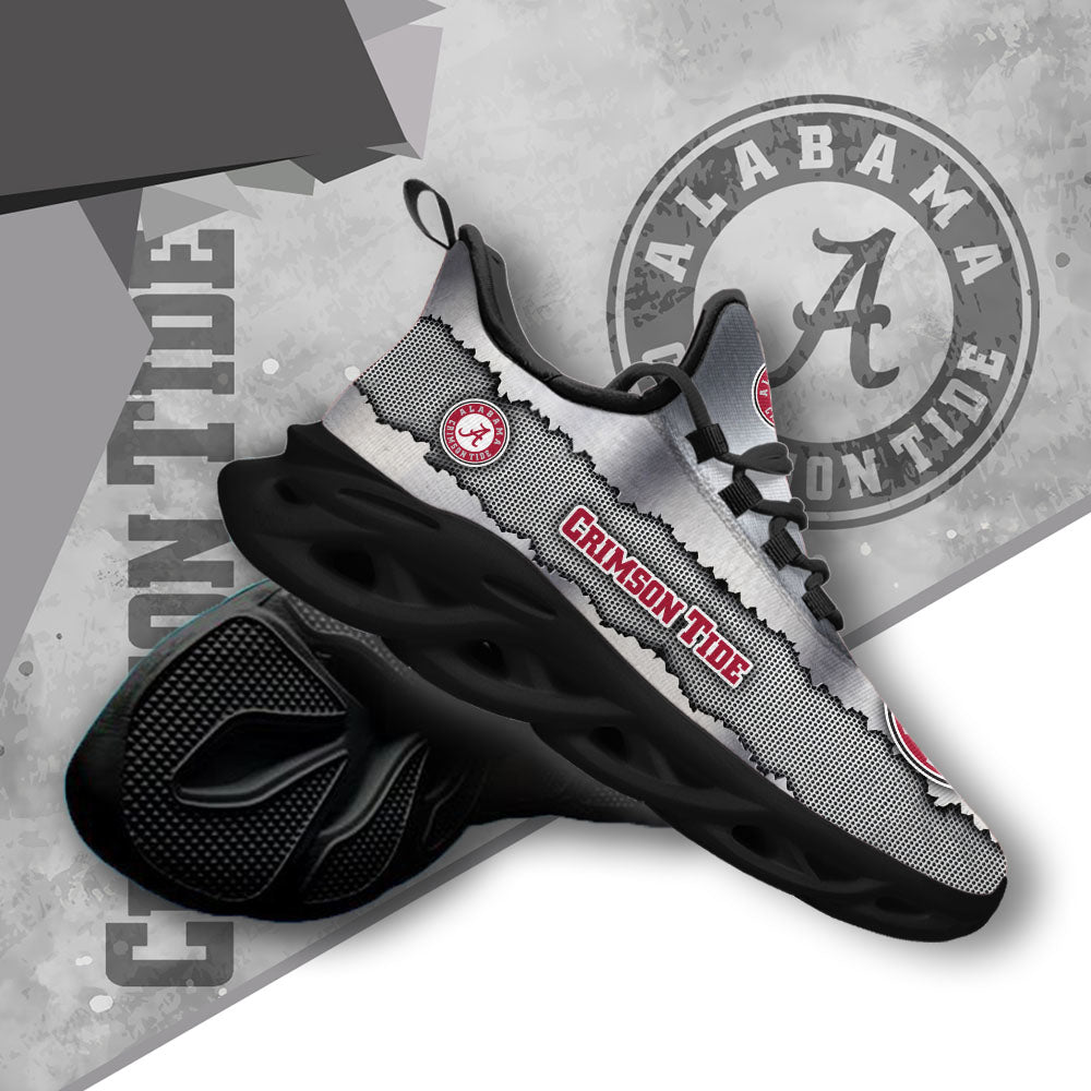 Ideafootwear Alabama Crimson Tide NCAA Max Soul Shoes Sneakers For Men And Women