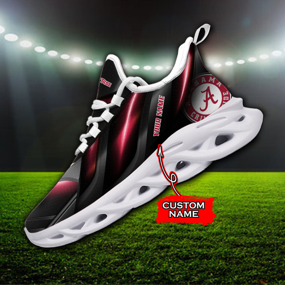 Ideafootwear Alabama Crimson Tide NCAA Max Soul Shoes Sneakers For Men And Women