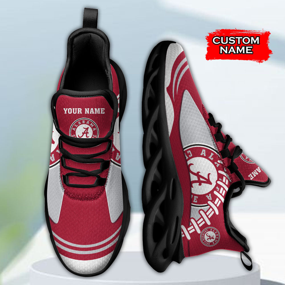 Ideafootwear Alabama Crimson Tide NCAA Max Soul Shoes Sneakers For Men And Women