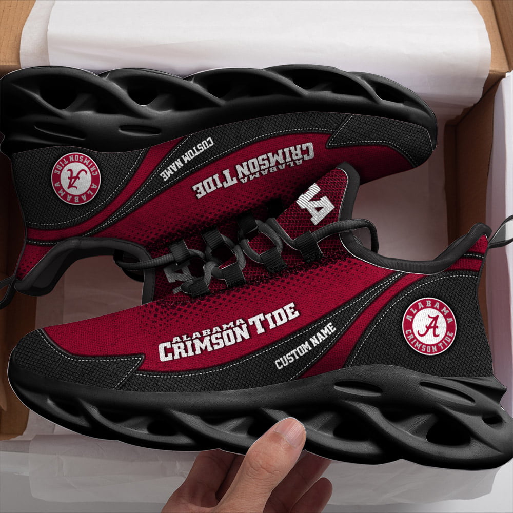 Ideafootwear Alabama Crimson Tide NCAA Max Soul Shoes Sneakers For Men And Women
