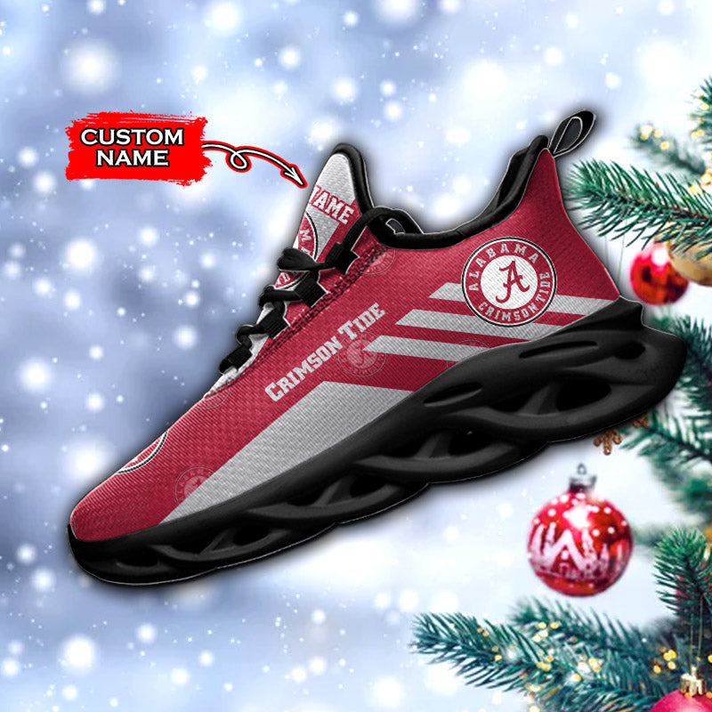 Ideafootwear Alabama Crimson Tide NCAA Max Soul Shoes Sneakers For Men And Women