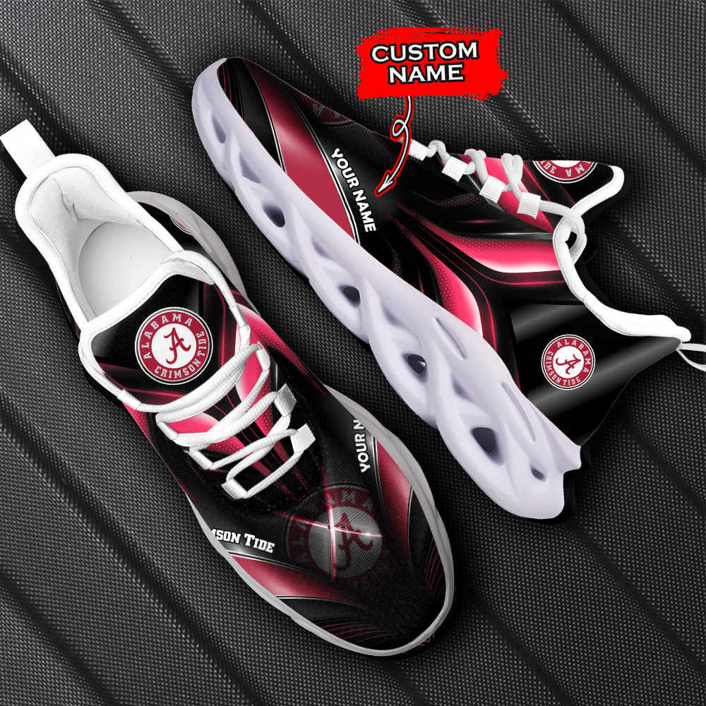 Ideafootwear Alabama Crimson Tide NCAA Max Soul Shoes Sneakers For Men And Women