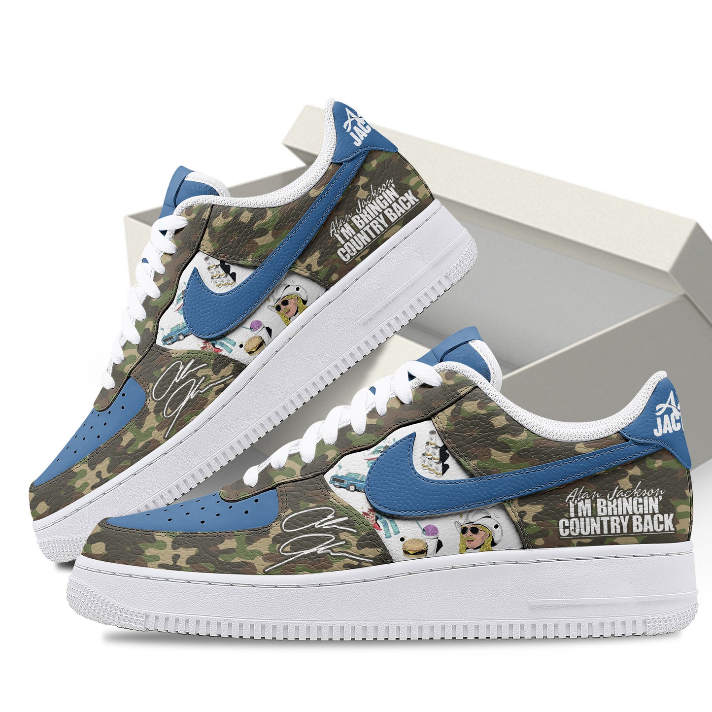 Ideafootwear Alan Jackson Air Low-Top Sneakers Shoes For Men And Women