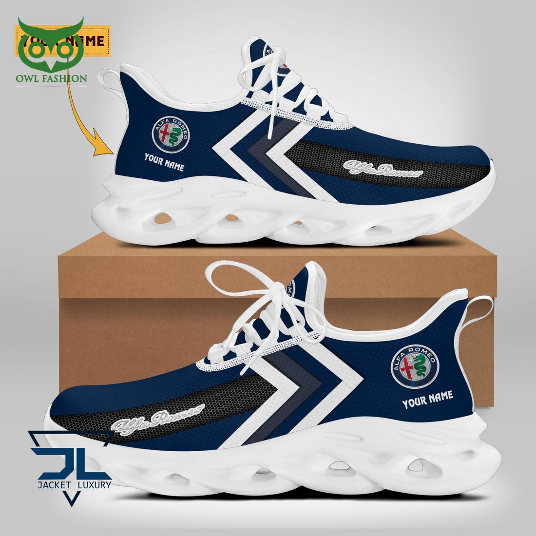 Ideafootwear Alfa Romeo Car Brand Max Soul Shoes Sneakers For Men And Women