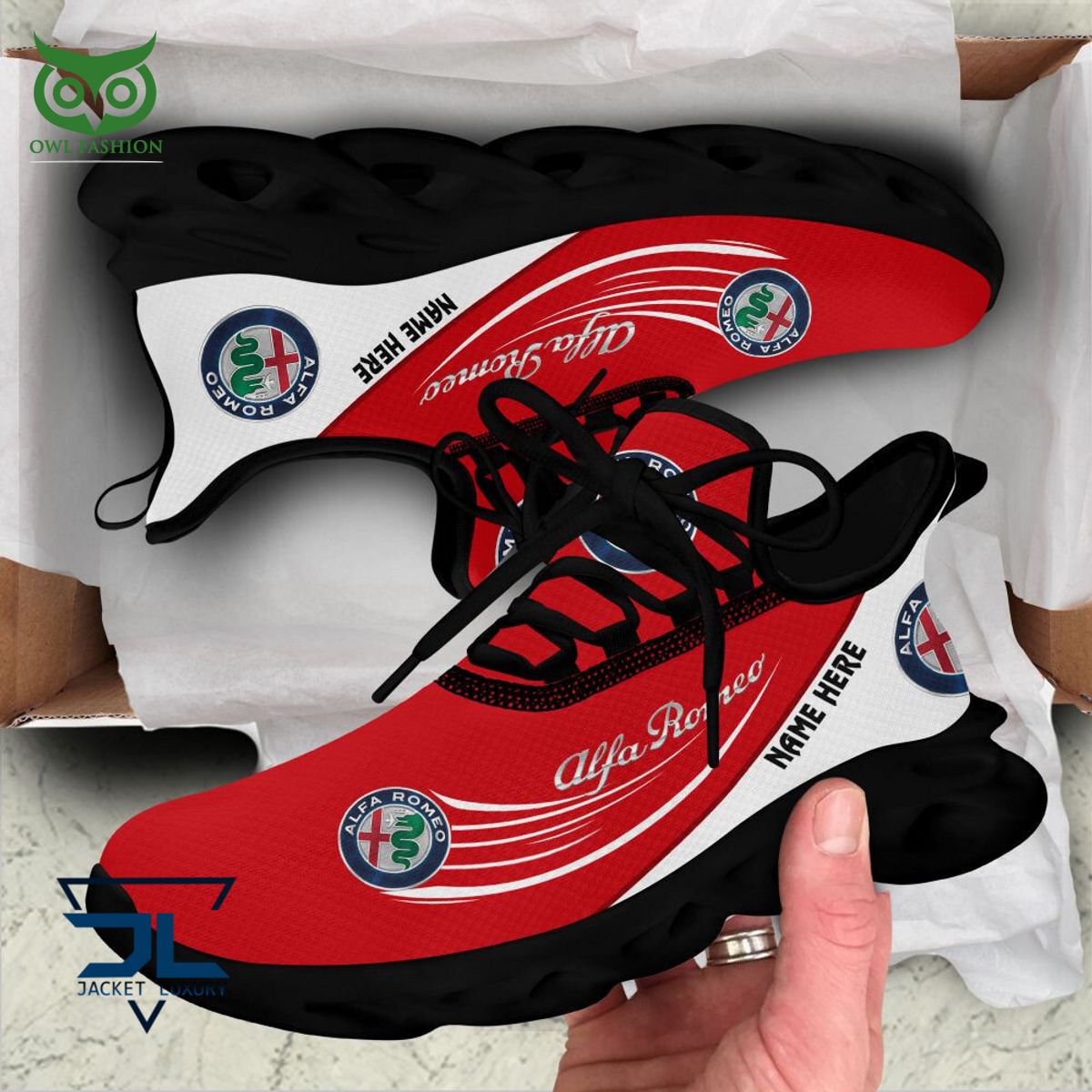 Ideafootwear Alfa Romeo Car Brand Max Soul Shoes Sneakers For Men And Women