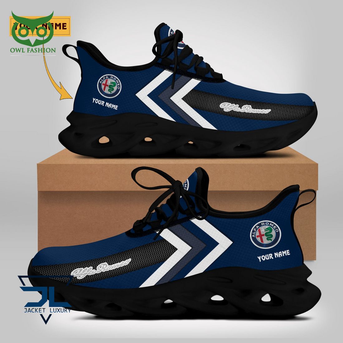 Ideafootwear Alfa Romeo Car Brand Max Soul Shoes Sneakers For Men And Women