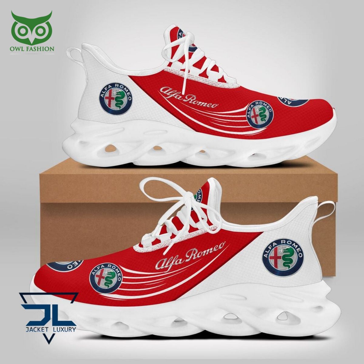 Ideafootwear Alfa Romeo Max Soul Shoes Sneakers For Men And Women