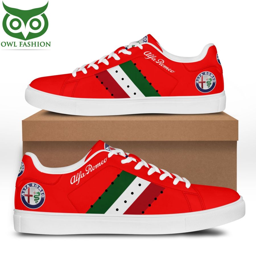 Ideafootwear Alfa Romeo Skate Stan Shoes Sneakes For Men And Women