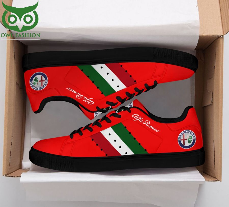 Ideafootwear Alfa Romeo Skate Stan Shoes Sneakes For Men And Women