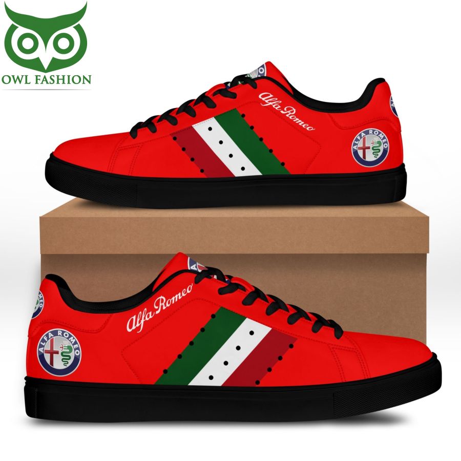 Ideafootwear Alfa Romeo Skate Stan Shoes Sneakes For Men And Women