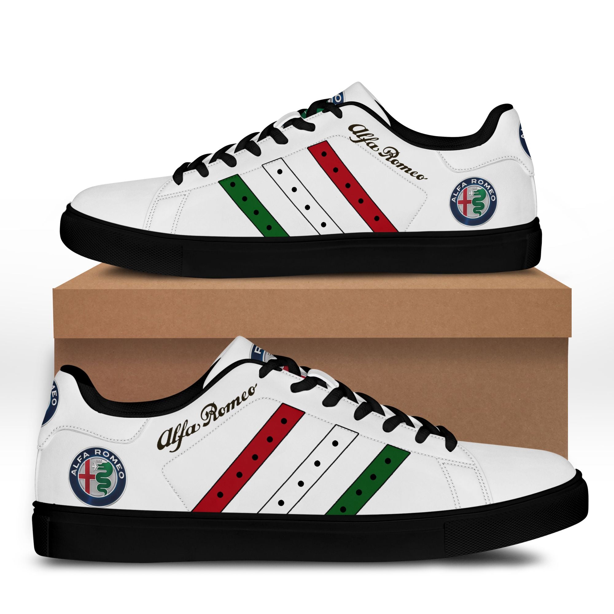 Ideafootwear Alfa Romeo Skate Stan Shoes Sneakes For Men And Women